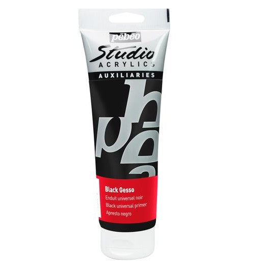 Gesso Negro Acrílico Pébéo 250ml